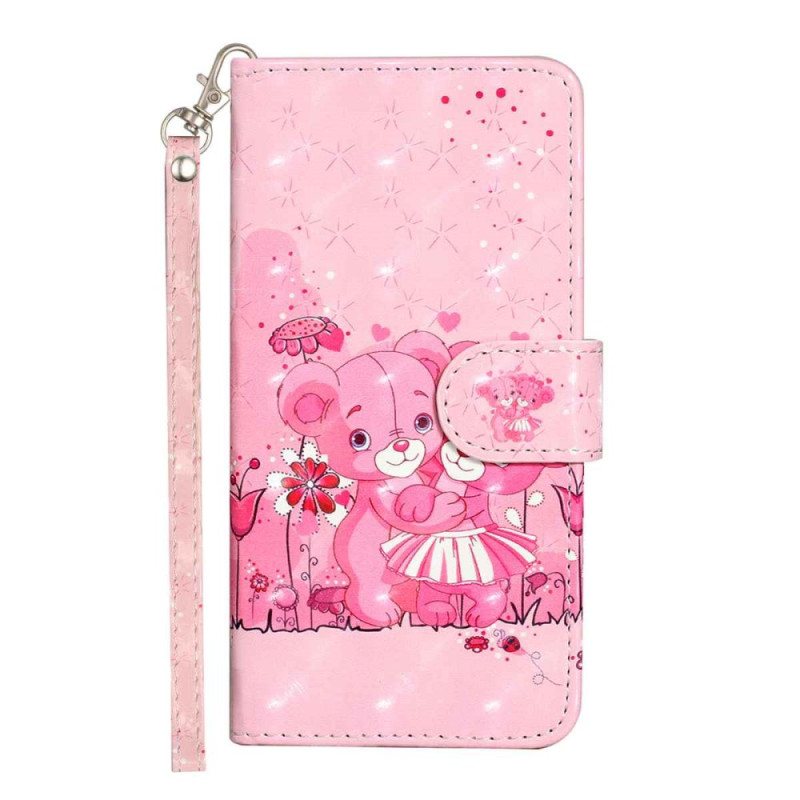 Xiaomi 15T Tasche Bärchen mit Riemen
