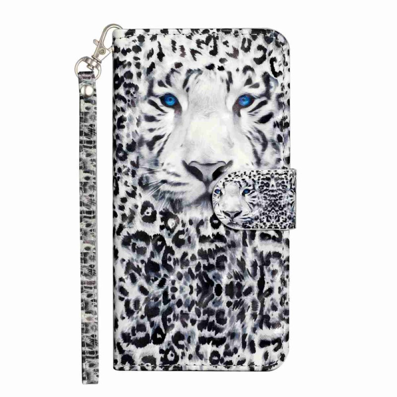 Xiaomi 15T Leopardenmuster Tasche mit Riemen