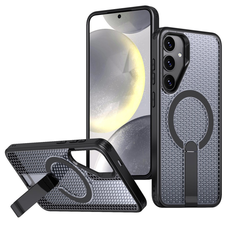 Samsung Galaxy S25 FE MagSafe Cover mit Halterung strukturiert
 Design