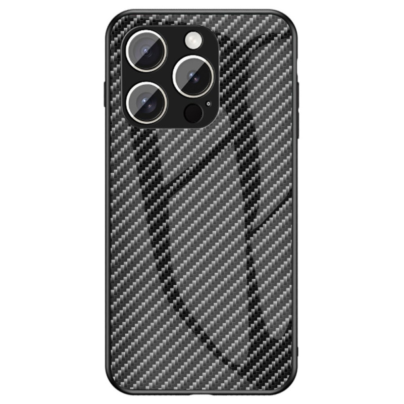 iPhone 15 Pro Max Cover Gehärtetes Glas Kohlefaser