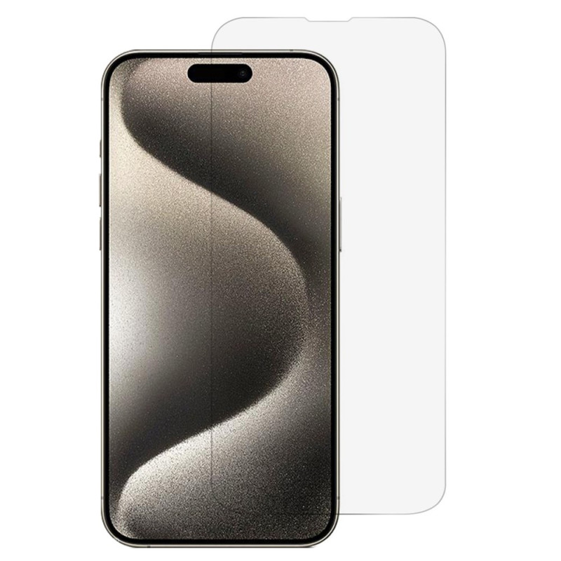 Schutz aus gehärtetem Glas für das Display des iPhone 15 Pro