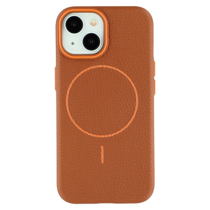 iPhone 14 MagSafe Texture Litchi Cover