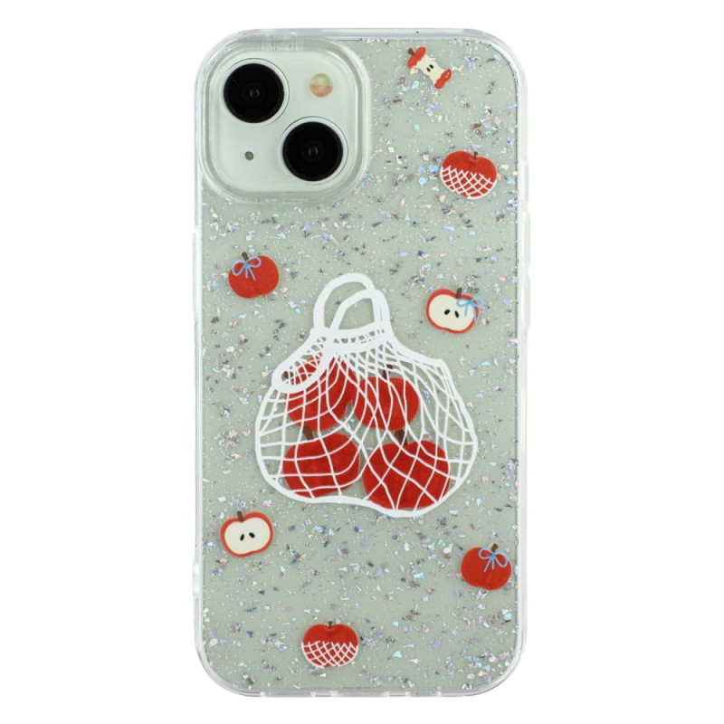 iPhone 14 Cover Glitzermotiv