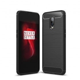 OnePlus 6T Carbonfaserschale Gebürstet