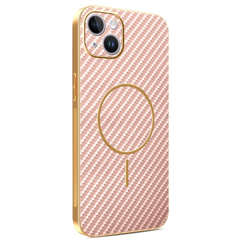 iPhone 14 Plus Hülle Textur Kohlefaser
