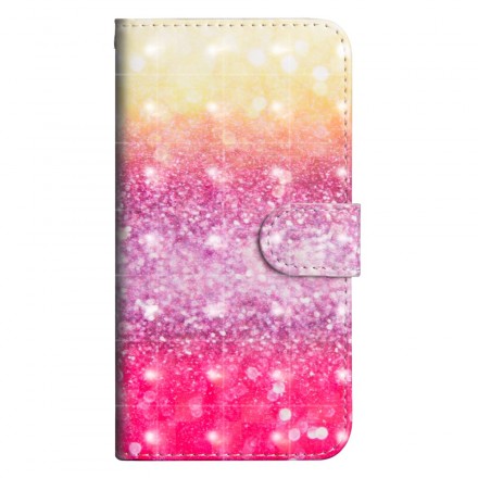 Hülle Sony Xperia 1 Gradient Glitter Magentas