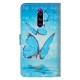 Sony Xperia 1 Hülle Blaue fliegende Schmetterlinge