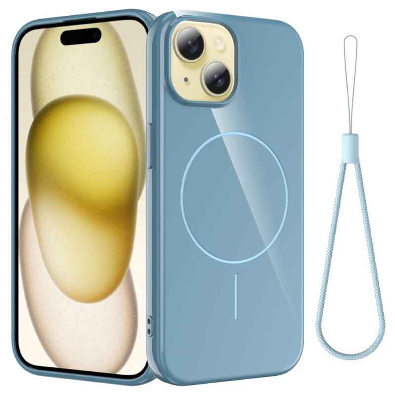 Magsafe Silikon iPhone Cover 14 mit Riemen
