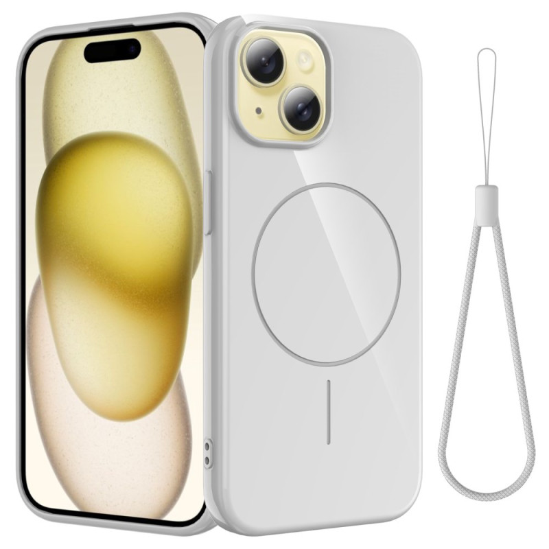 Magsafe Silikon iPhone Cover 14 mit Riemen
