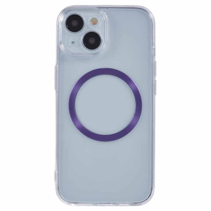 MagSafe iPhone Cover 14 Transparent mit farbigem Ring
