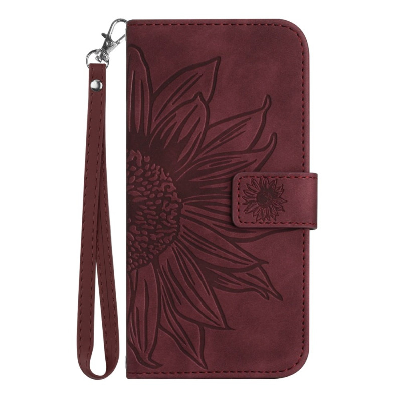 Tasche Poco M7 4G Abdruck Sonnenblume mit Riemen