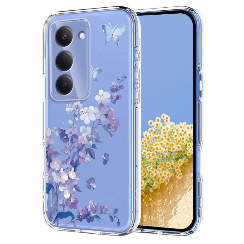 Xiaomi Redmi 15 4G / 5G Transparent Blume Cover