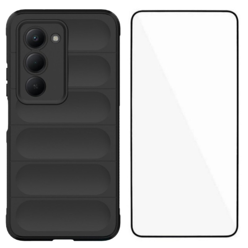 Xiaomi Redmi 15 4G / 5G Rutschfestes Cover mit Displayschutzfolie