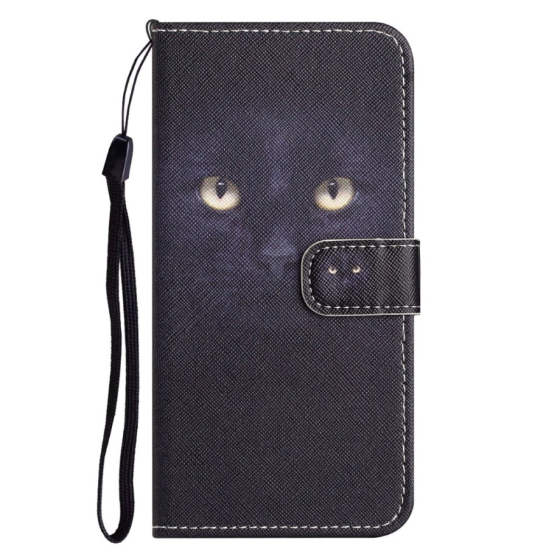 Xiaomi Redmi 15 4G Tasche Katze Schwarz