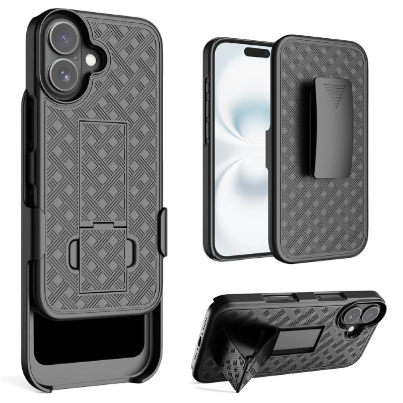 iPhone 17 Hülle zum Herunterschieben mit Ständer und Clip