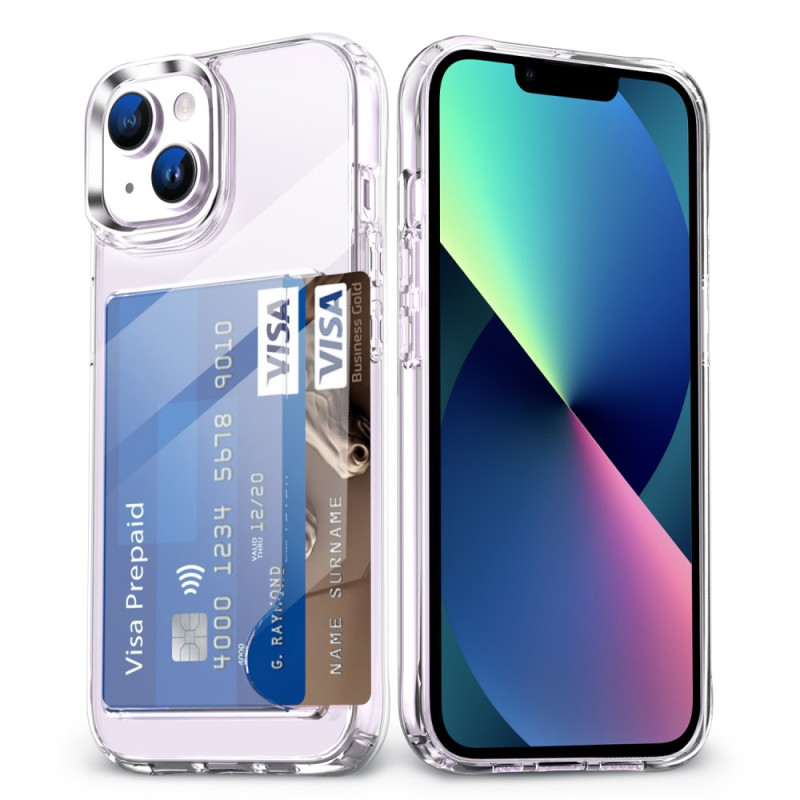 Transparente iPhone 13 Hülle mit Kartenhalter