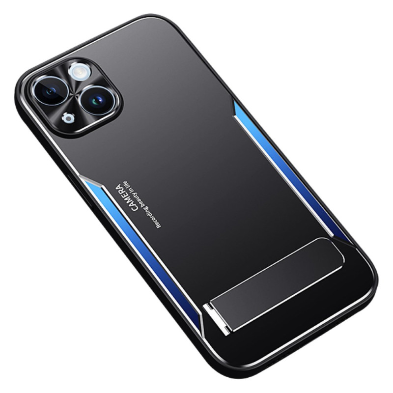 iPhone 13 Cover mit Metalleffekt und Halterung