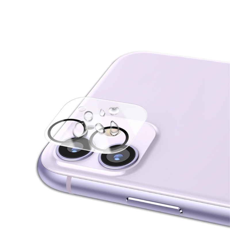 Schutzlinse aus gehärtetem Glas für das iPhone 11 (schwarze Kreise)
