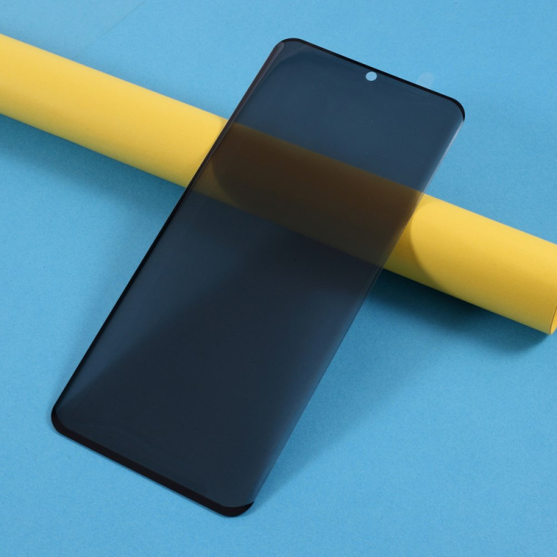 Anti-Espion Schutz aus gehärtetem Glas für Samsung Galaxy S20 Plus Display