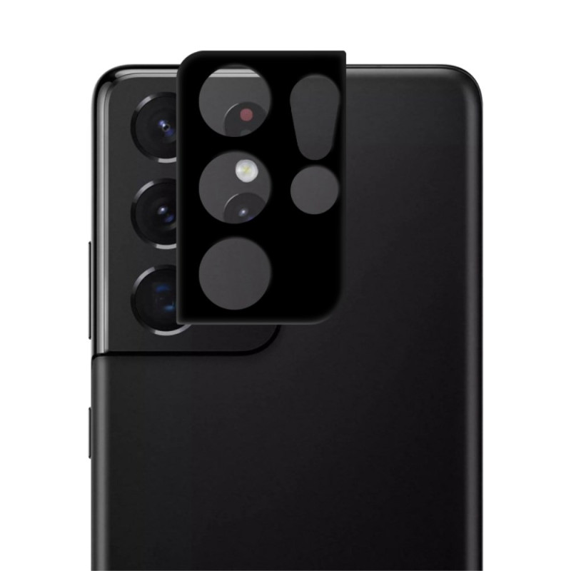 Schutzlinse aus gehärtetem Glas für Samsung Galaxy S21 Ultra 5G (schwarze Version)
