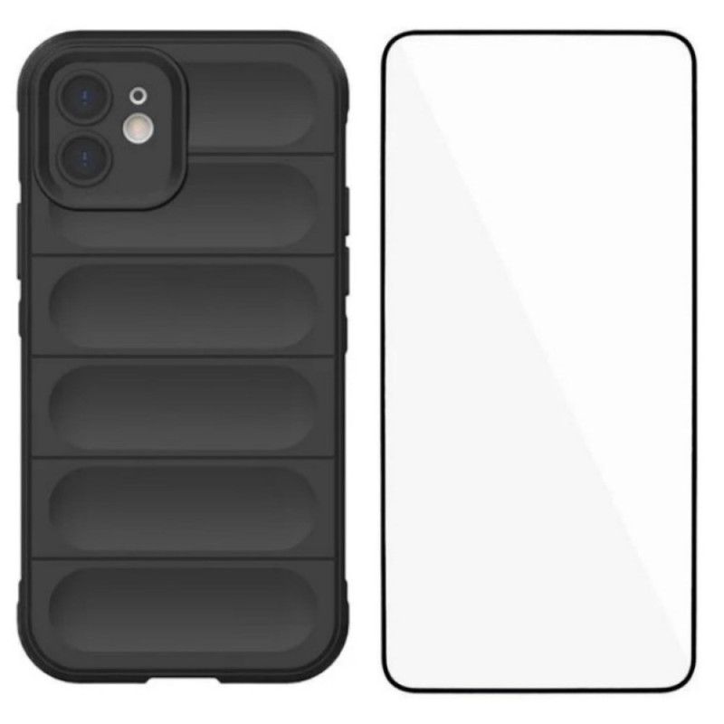 Rutschfeste iPhone 12 Hülle mit Bildschirmschutz