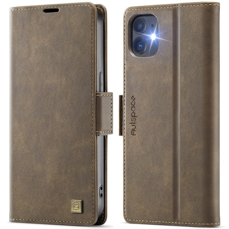 Hülle iPhone 12 / iPhone 12 Pro Lederoptik Retro