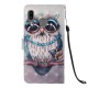 Samsung Galaxy A30 Miss Eule Tasche mit Riemen