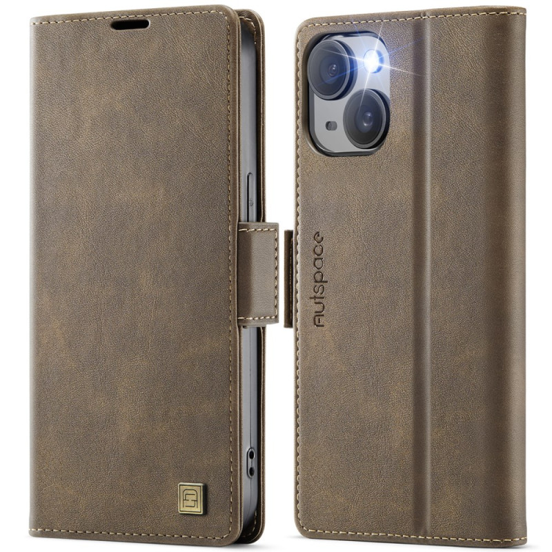 Housse iPhone 14 Plus Protection RFID Effet Cuir
