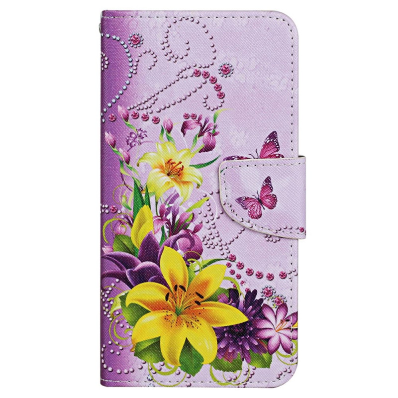 Housse iPhone 14 Plus Fleurs Jaunes