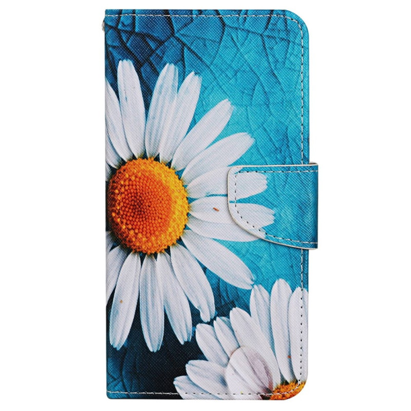 Housse iPhone 14 Plus Chrysanthèmes Blancs