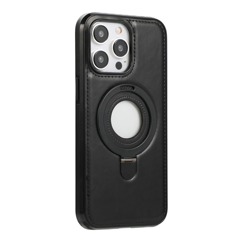 MagSafe iPhone 14 Pro Cover Kunstleder mit Halterung