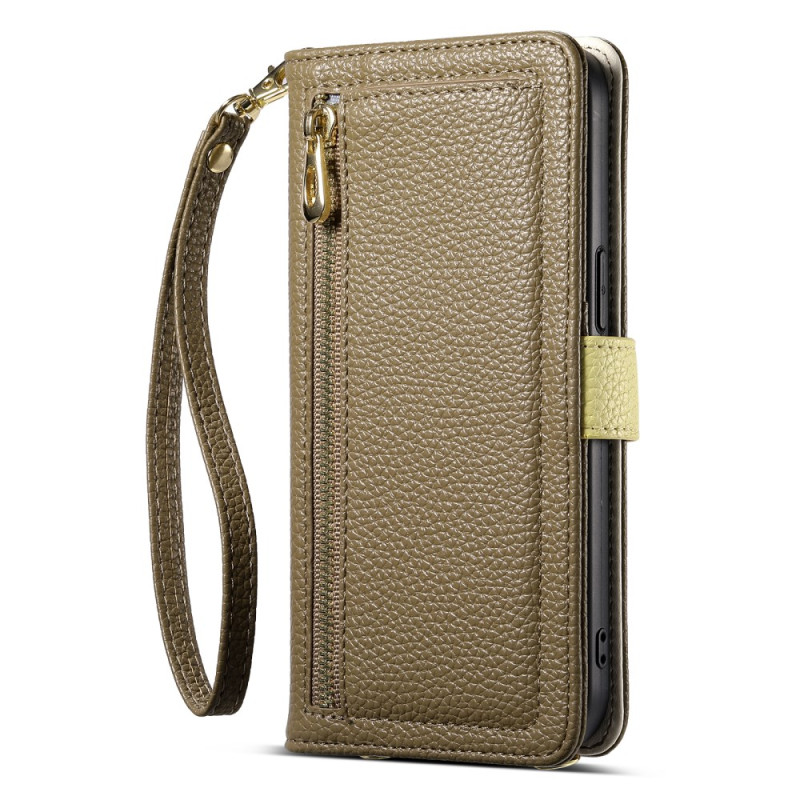 IPhone 14 Pro Tasche mit Reißverschluss und Spiegel
