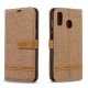 Hülle Samsung Galaxy A30 Stoff Und Lederoptik Hülle Samsung Galaxy A30 Stoff Und Lederoptik