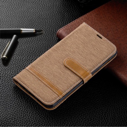Hülle Samsung Galaxy A30 Stoff Und Lederoptik Hülle Samsung Galaxy A30 Stoff Und Lederoptik