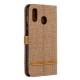 Hülle Samsung Galaxy A30 Stoff Und Lederoptik Hülle Samsung Galaxy A30 Stoff Und Lederoptik