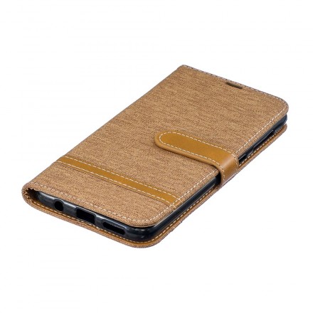 Hülle Samsung Galaxy A30 Stoff Und Lederoptik Hülle Samsung Galaxy A30 Stoff Und Lederoptik