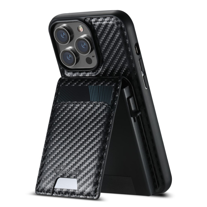 iPhone 14 Pro Cover Kartenhalter Kohlefaser