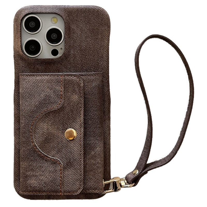 iPhone 14 Pro Cover Kartenhalter Spiegel und Riemen
