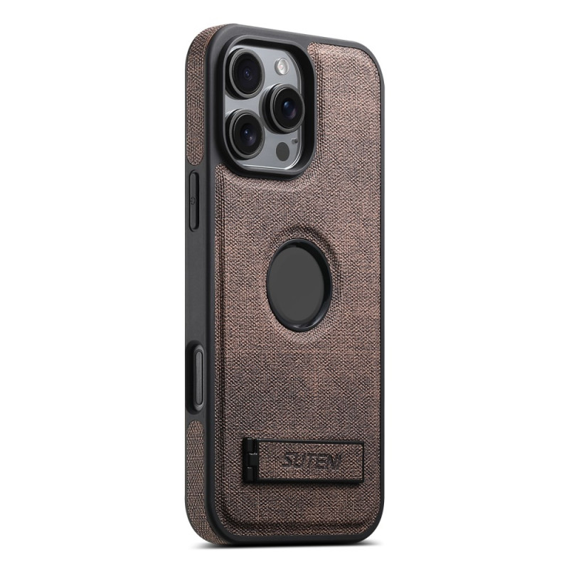 iPhone 14 Pro Kunstlederhülle mit integriertem Ständer