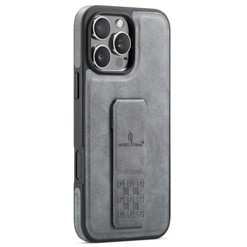 Coque iPhone 14 Pro Effet Cuir avec Support Intégré