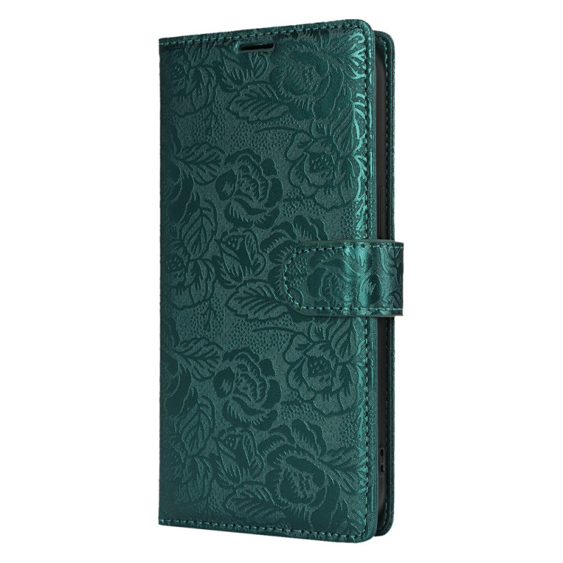 Housse iPhone 14 Pro Motif Floral à Lanière