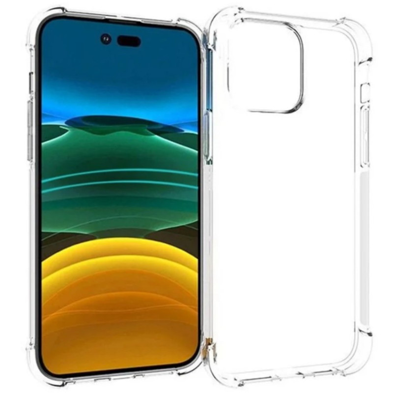 Verstärktes transparentes iPhone 14 Pro Max Cover