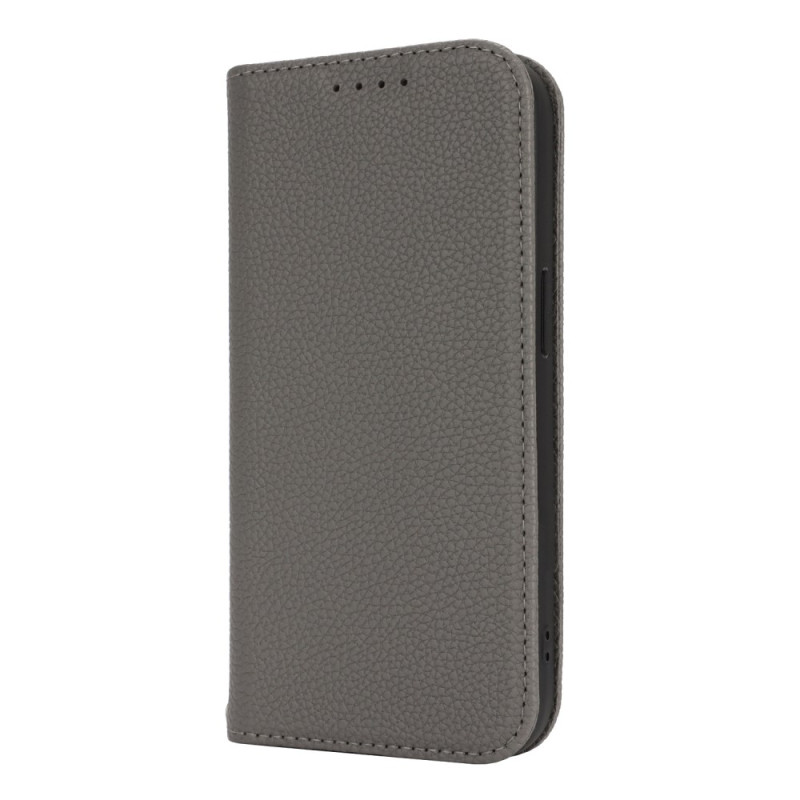 Flip Cover IPhone 14 Pro Max Strukturiertes Leder mit Riemen