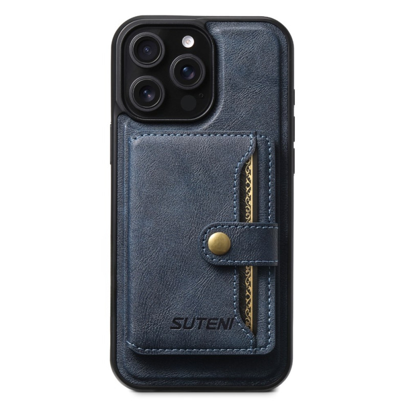 MagSafe iPhone 14 Pro Max Cover mit Kartenhalter in Lederoptik