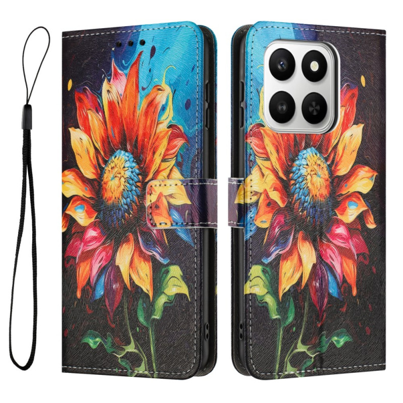 Hülle Honor 400 Smart 4G Sonnenblumen