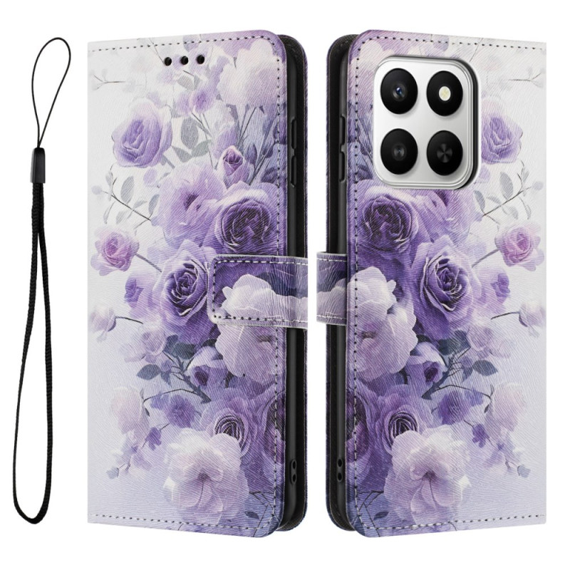 Honor 400 Smart 4G Hülle Violette Rosen