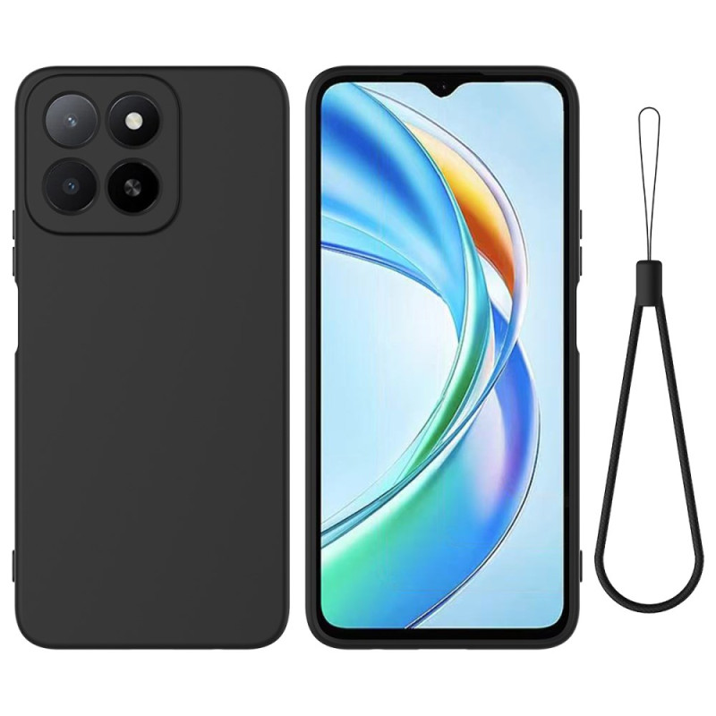 Honor 400 Smart 5G / 4G Silikon Cover mit Riemen