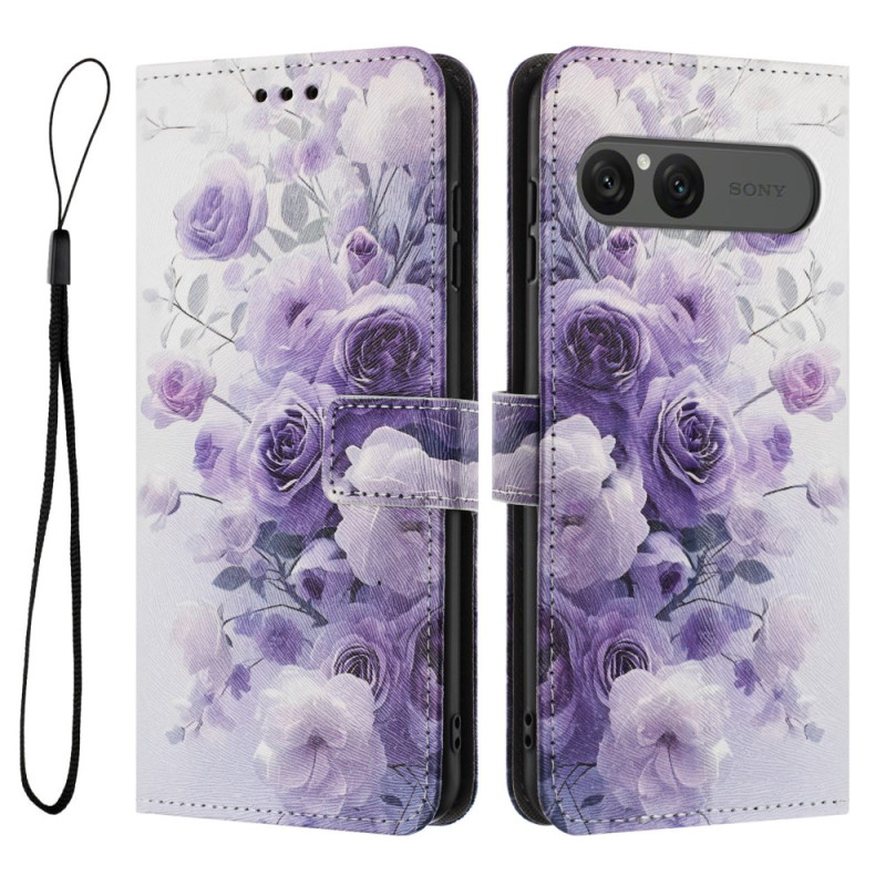 Sony Xperia 10 VII Hülle Violette Rosen