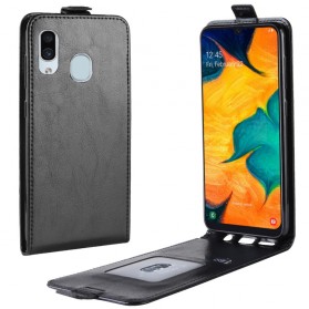 Samsung Galaxy A30 Klappbare Hülle in Lederoptik