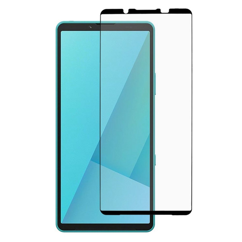 Vollständiger Schutz aus gehärtetem Glas für das Display des Sony Xperia 10 VII